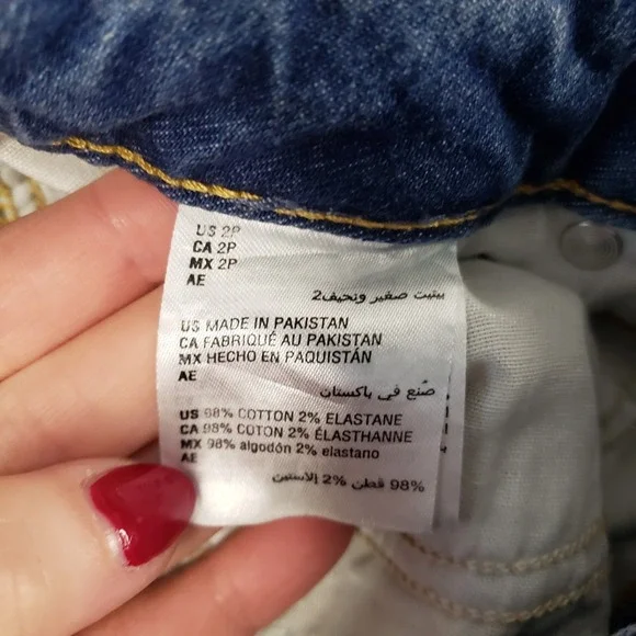 Style & Co Jeans Womens Size 2 Petite  Girlfriend Straight - Picture 4 of 9